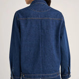 Demi Oversized Denim Jacket - Indigo