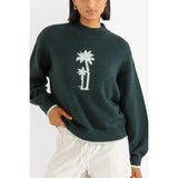 Palm Shadow Jumper - Jade
