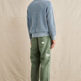 Polu Crew Knit - Washed Blue