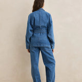 Shoreline Denim Blazer - Indigo