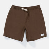 Linen Jam Shorts - Chocolate