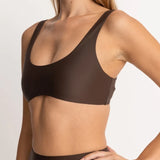 Bikini Crop Top Classic - Chocolate
