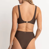 Bikini Crop Top Classic - Chocolate