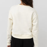 Tröja Classic Crew Fleece W´s - Antique White