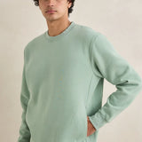 Classic Fleece Crew - Seafoam