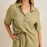 Classic Lounge Shirt - Olive