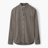 Creek Flannel Shirt - Burnt Khaki/Navy
