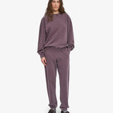 Organic Oversized Crew - Faded Grape