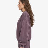 Organic Oversized Crew - Faded Grape