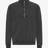Tröja Organic Zip - Faded Black