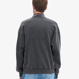 Tröja Organic Zip - Faded Black