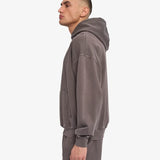 Organic Oversized Hood - Faded Mud