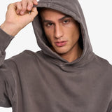 Organic Oversized Hood - Faded Mud