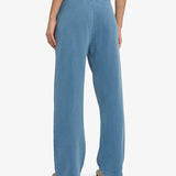 Organic Straight Leg Sweatpants - Faded Indigo