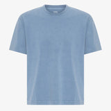 Heavy Organic Boxy Tee - Faded Indigo