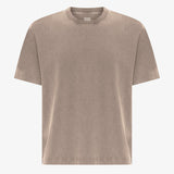 Heavy Organic Boxy Tee - Faded Khaki