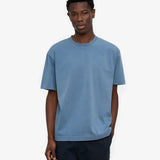 Heavy Organic Boxy Tee - Faded Indigo