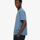 Heavy Organic Boxy Tee - Faded Indigo