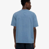 Heavy Organic Boxy Tee - Faded Indigo
