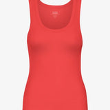 Tank Top Rib - Red Tangerine