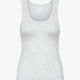 Tank Top Rib - Snow Melange