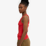 Tank Top Rib - Red Tangerine