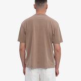 Heavy Organic Boxy Tee - Faded Khaki