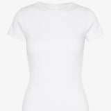 Organic Rib SS T-Shirt - Optical White