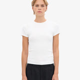 Organic Rib SS T-Shirt - Optical White