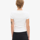 Organic Rib SS T-Shirt - Optical White
