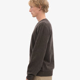 Classic Merino Wool Crew - Coffee Brown