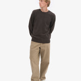 Classic Merino Wool Crew - Coffee Brown