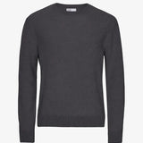 Classic Merino Wool Crew - Lava Grey