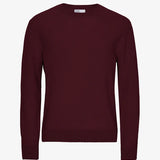 Tröja Merino Ull - Oxblood Red