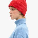 Merino Wool Hat - Oxblood Red