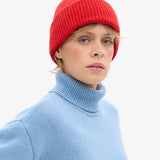 Merino Wool Hat - Oxblood Red