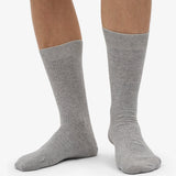 Classic Organic Sock - Heather Grey