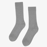 Merino Wool Blend Sock - Heather Grey