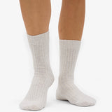 Merino Wool Blend Sock - Snow Melange
