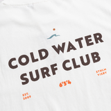 Cold Water Surf Club Tee - White