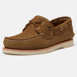 Crafted Boat Shoe - Medium Beige Suede
