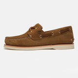Crafted Boat Shoe - Medium Beige Suede