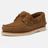 Crafted Boat Shoe - Medium Beige Suede