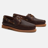 Crafted Boat Shoe - Mid Dark Brown