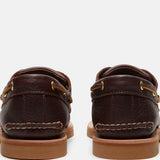 Crafted Boat Shoe - Mid Dark Brown