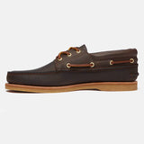 Crafted Boat Shoe - Dark Brown Full Grain
