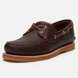 Crafted Boat Shoe - Mid Dark Brown