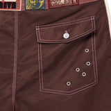 Short Short Boardshort - Ruby Red