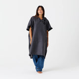 Daybreak Quick Dry Poncho - Heather Black