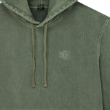 Shield Garment Dyed Hoodie - Cypress Green